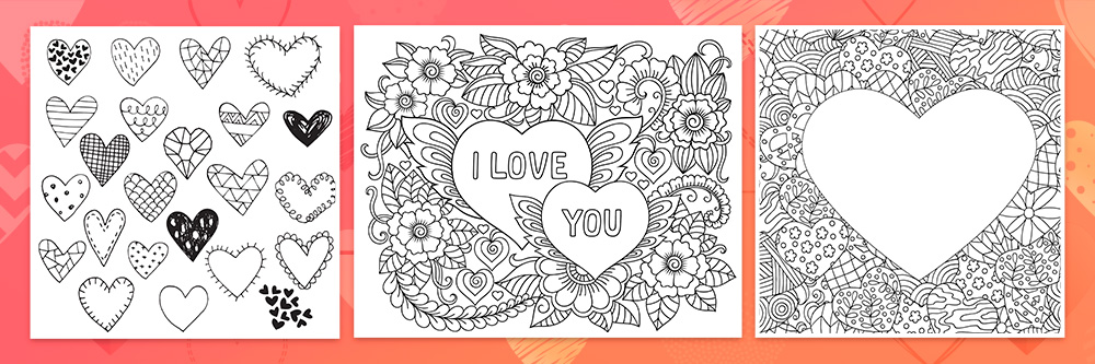 Valentines day coloring pages memes drawings