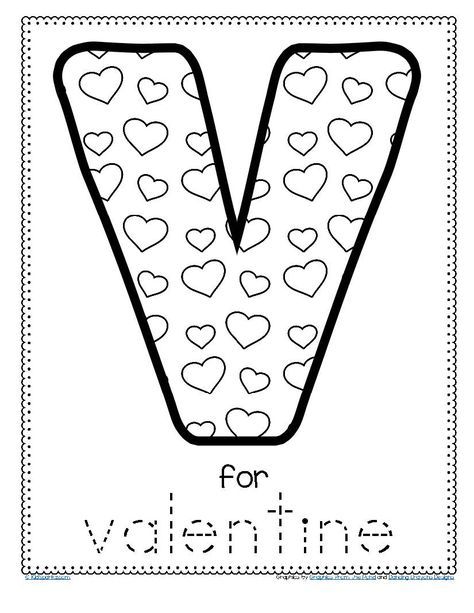 Free valentines day tracing and coloring prntable preschool kindergarten valentinesdayprintâ valentine worksheets kindergarten valentines valentine lessons