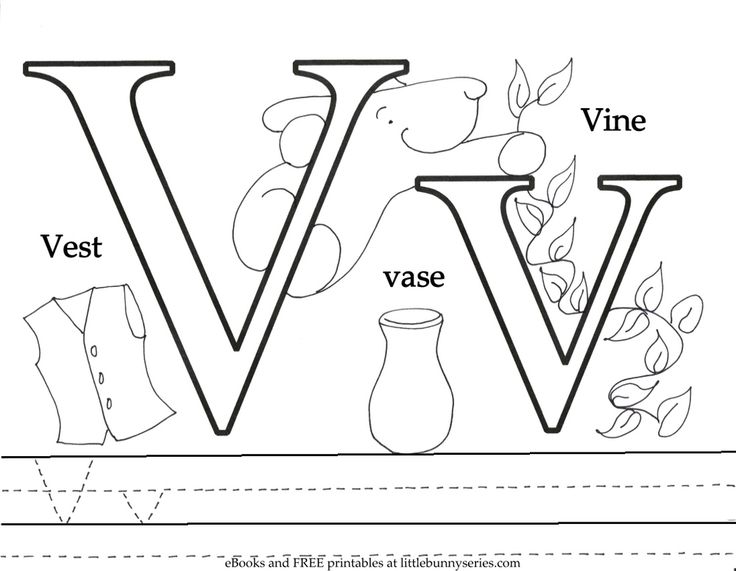 Letter v coloring page pdf coloring pages free preschool printables fun preschool worksheets