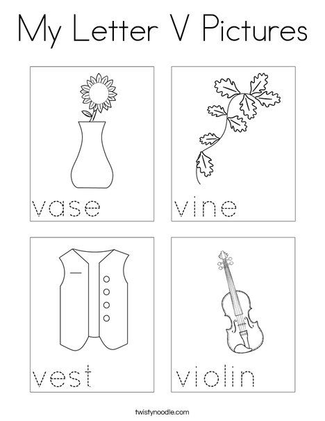 My letter v pictures coloring page in coloring pages letter v lettering