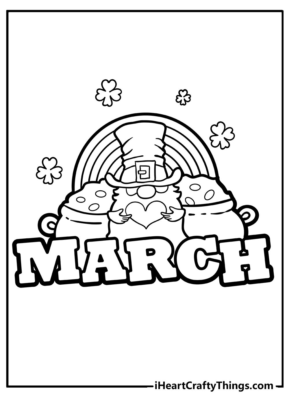 March coloring pages free printables