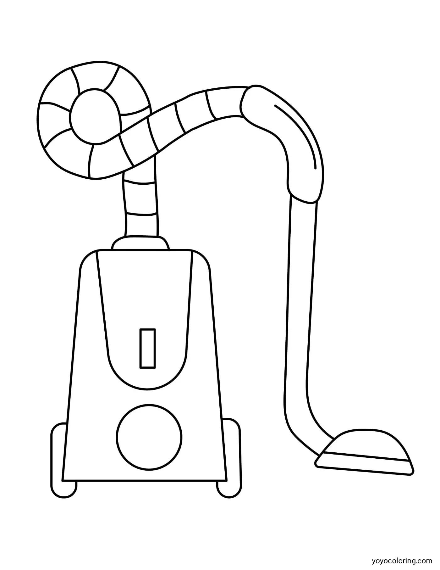 Vacuum cleaner coloring pages á printable painting template