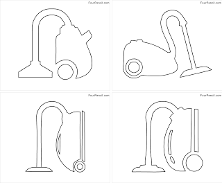 Free printable vacuum cleaner coloring pages for kids â