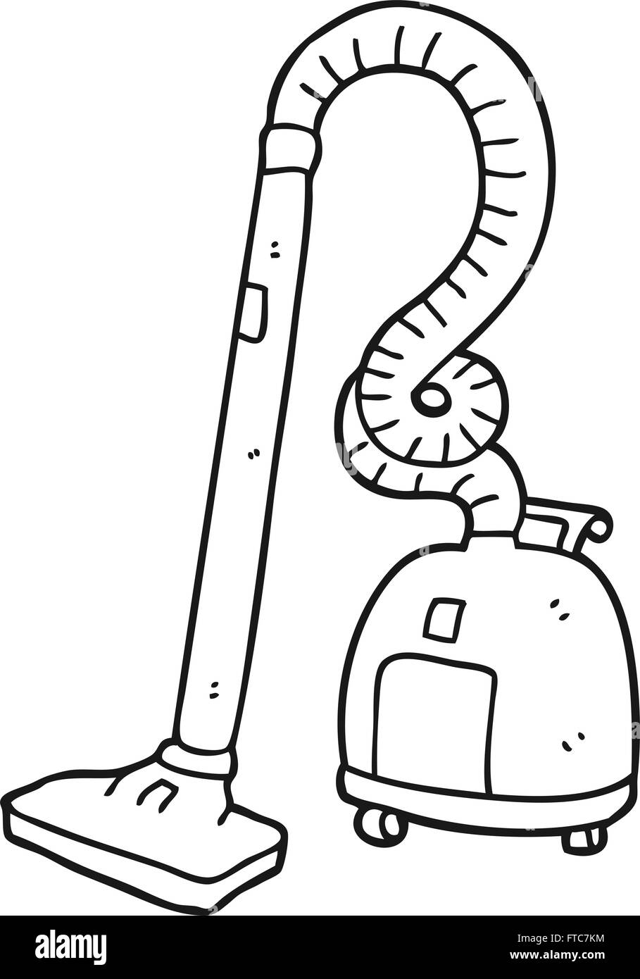 Vacuum cartoon cut out stock images pictures