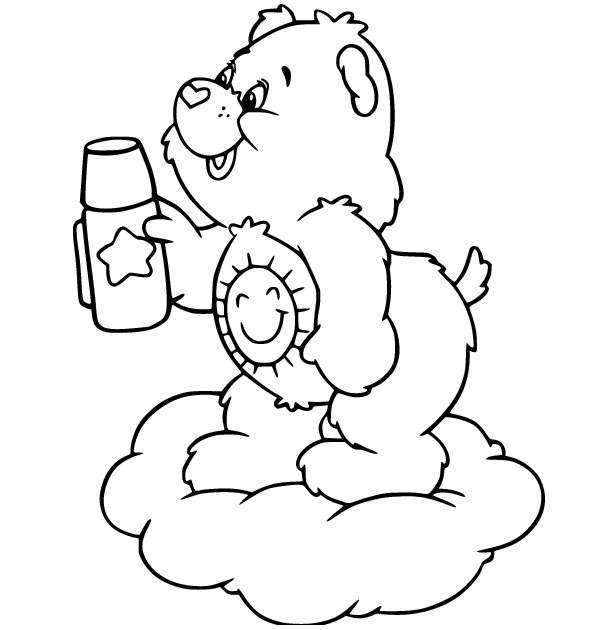 Care bears coloring pages printable for free download