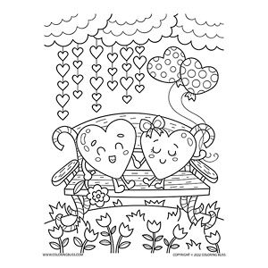 Beautiful valentines day coloring pages â feel the love