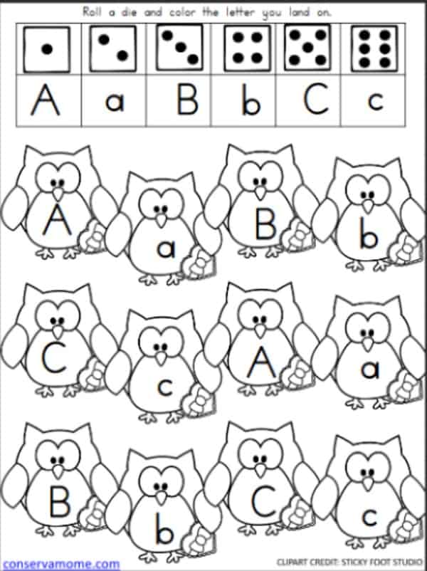 Valentines day alphabet roll coloring pages