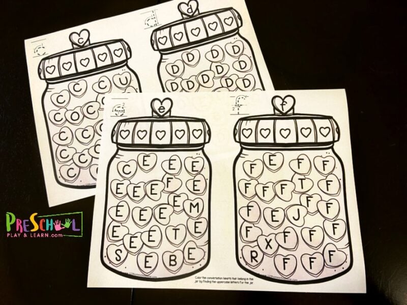 Ð free find the letter valentines day worksheets