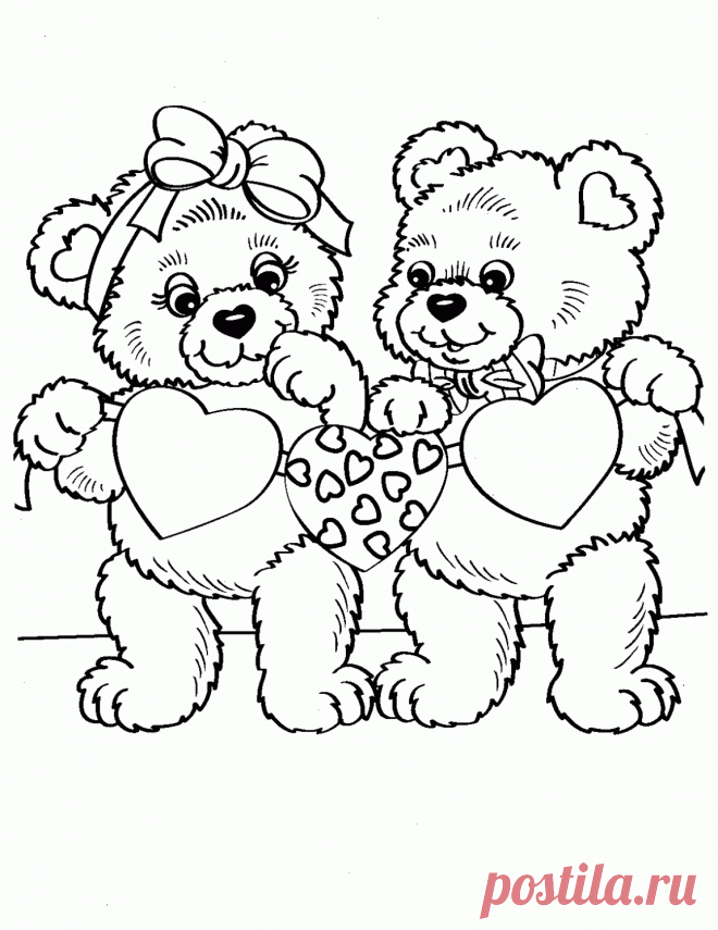 Valentine animal coloring pages coloring pages everything ñðñðºñðñðºð