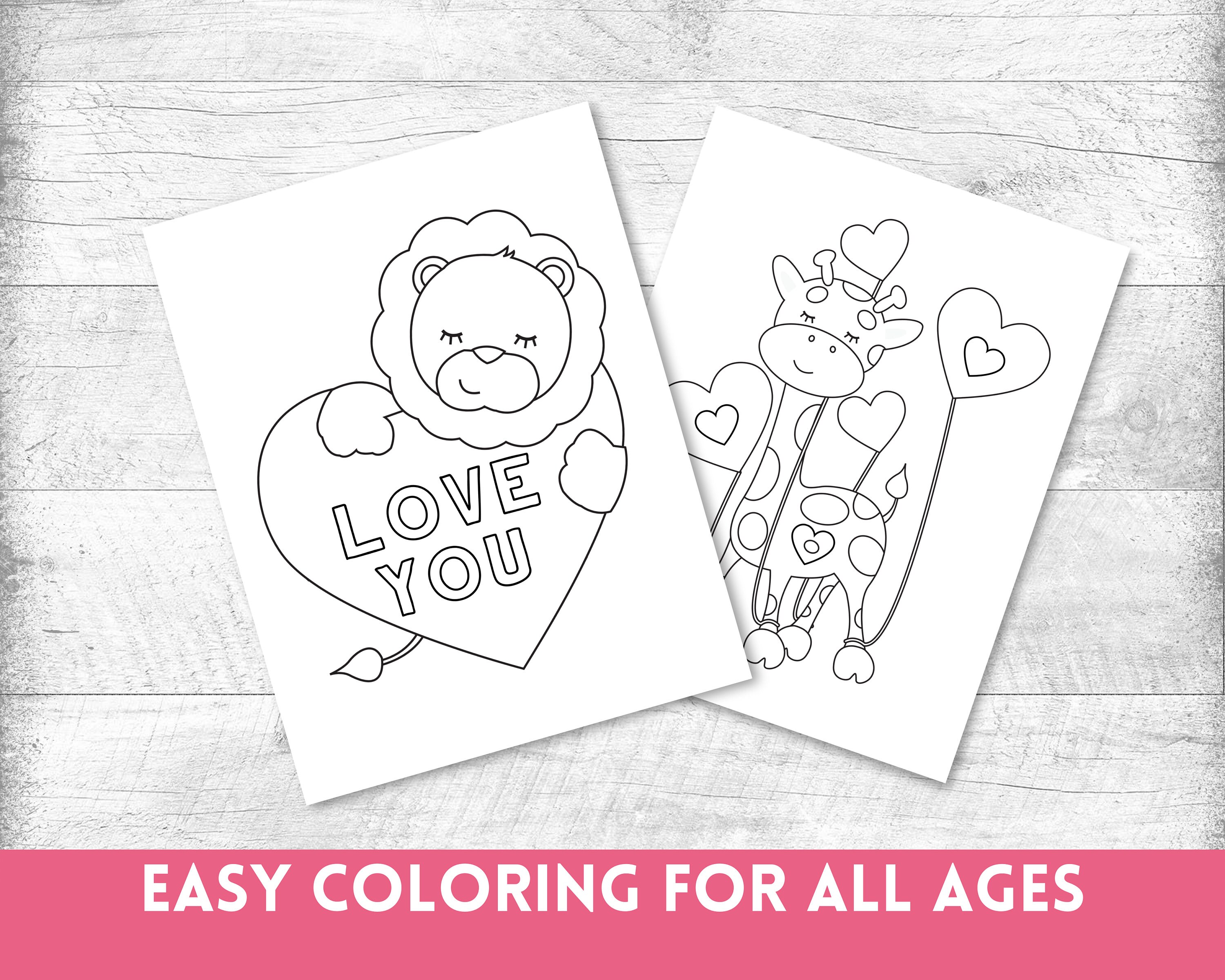 Valentine coloring pages valentine animal coloring sheets coloring pages for kids toddler coloring pages valentines day coloring book