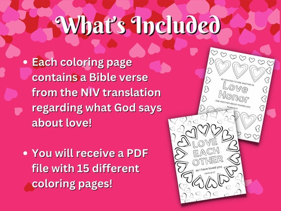 Valentines day scripture coloring pages kids adults valentines day coloring pages bible verse activity sunday school craft