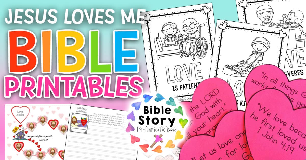 Love bible printables for valentines day