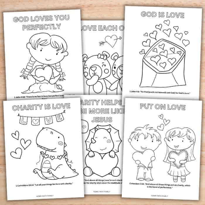 Free christian valentines day coloring pages for kids