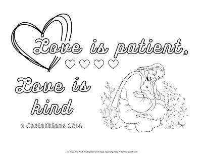 Valentines day bible coloring pages free â the wild wild west parenting teaching blog