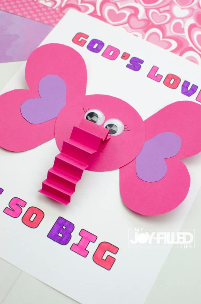 Christian valentines day craft for kids