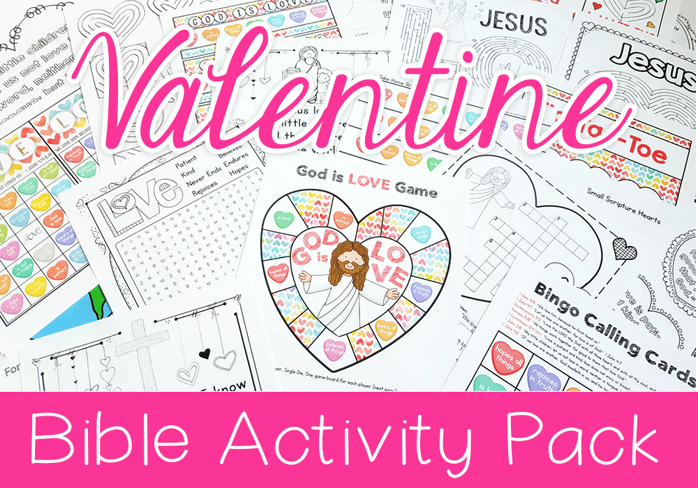 Love bible printables for valentines day