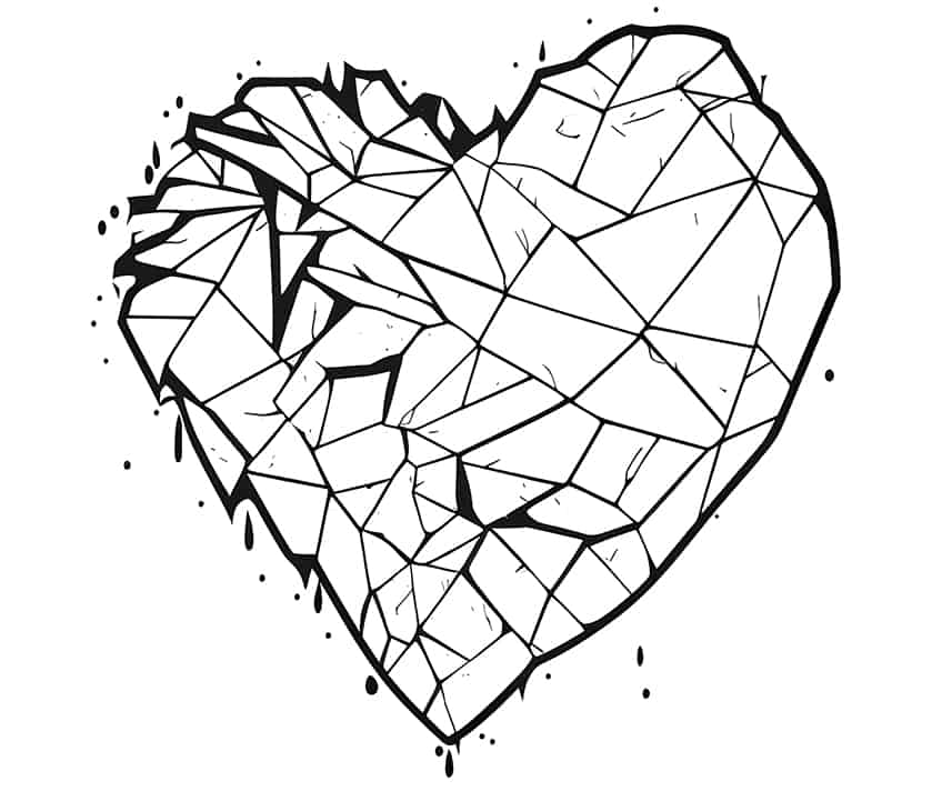 Heart coloring pages