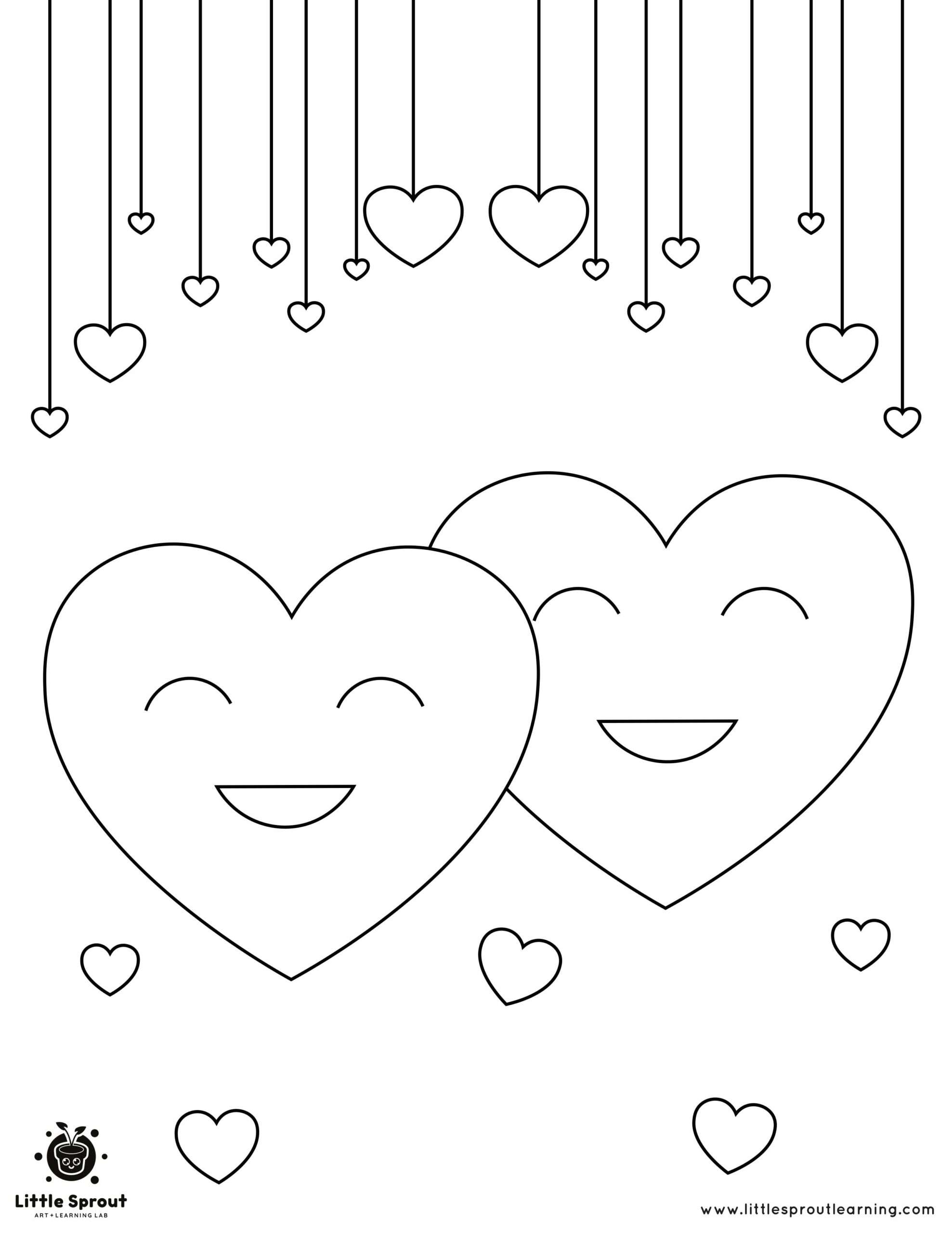 Top free heart coloring pages