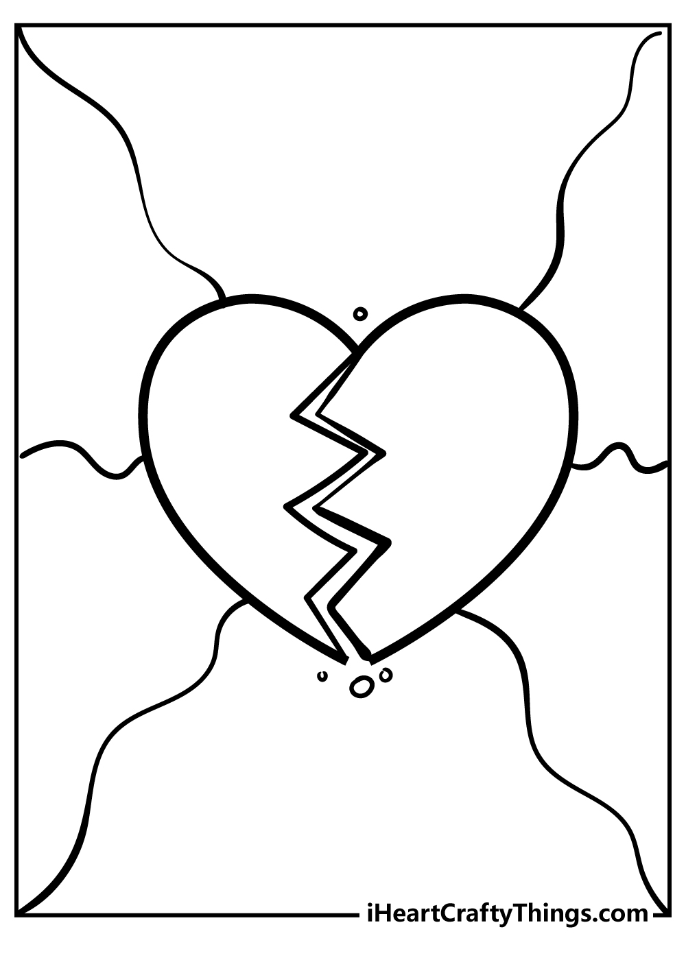 Heart coloring pages free printables