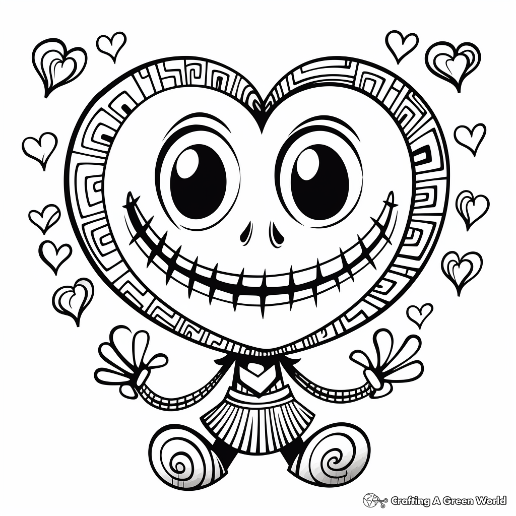 Heart coloring pages