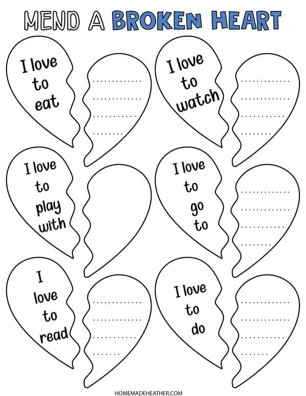 Free printable valentines crafts homemade heather