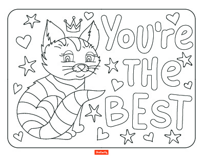 Valentines day coloring pages for kids