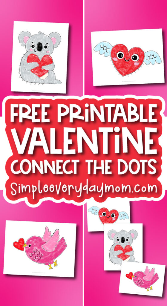 Valentine connect the dots freebie