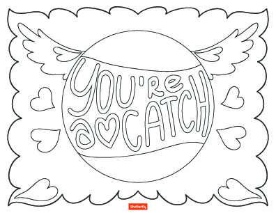 Valentines day coloring pages for kids