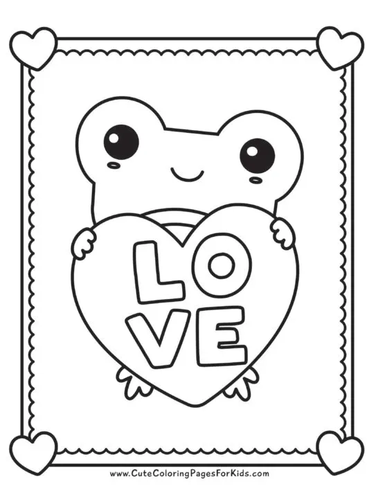 Valentines day coloring pages free printable pdfs