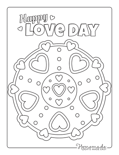 Free printable valentines day coloring pages