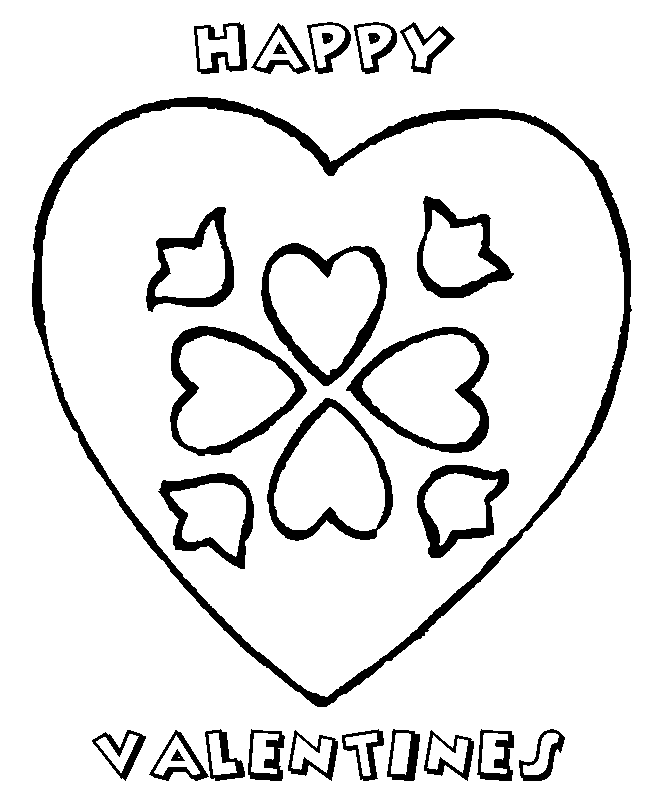 Free printable valentine coloring pages for kids