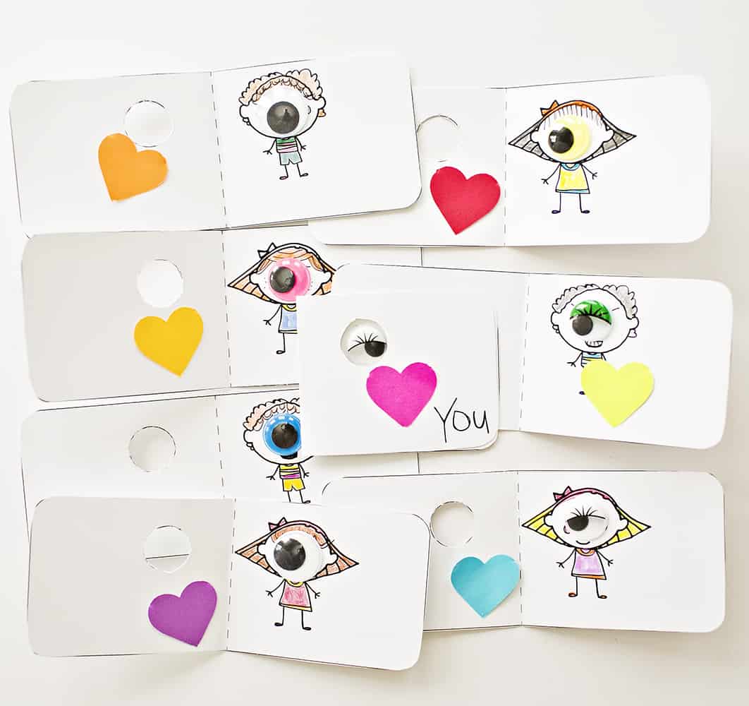 Eye love you loring valentine cards with free printable