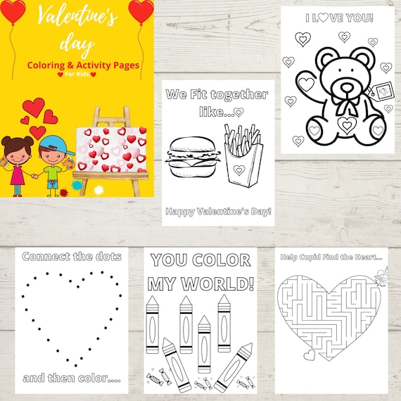 Valentines day coloring and activity pages kids coloring and printable pages valentine party activity classroom valentine coloring pages