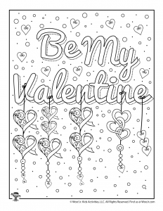 Valentines day adult coloring pages woo jr kids activities childrens publishing