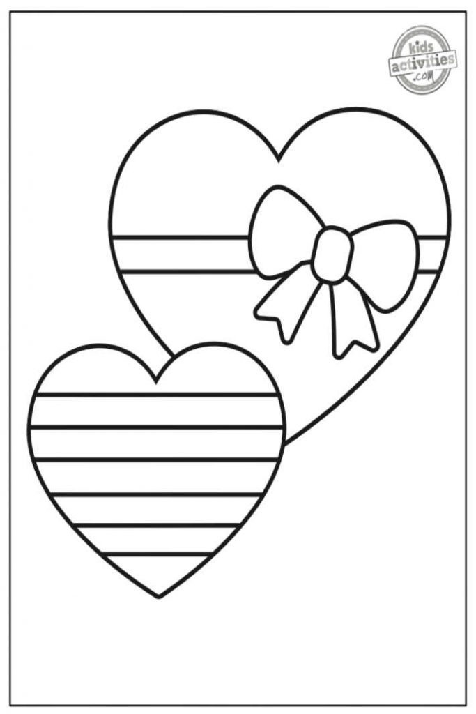 Easy valentines coloring pages for toddlers preschoolers kids activities blog
