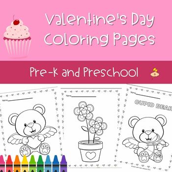 Valentines day coloring pages