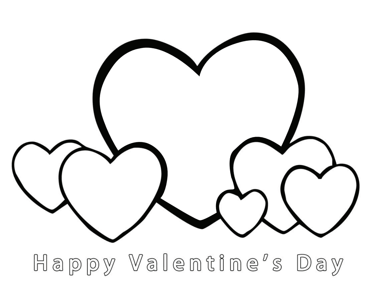 Free printable valentines day coloring pages for kids