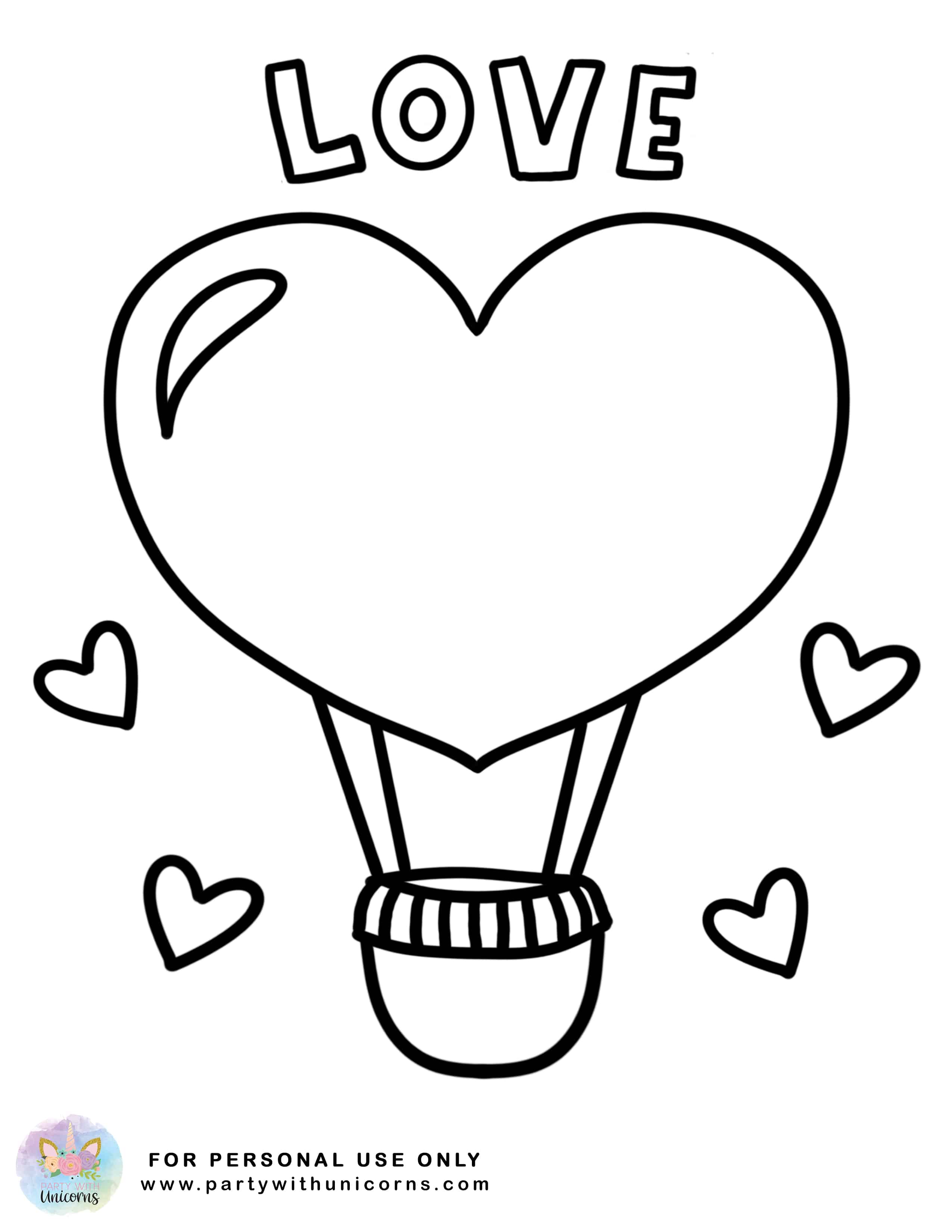 Valentines coloring pages
