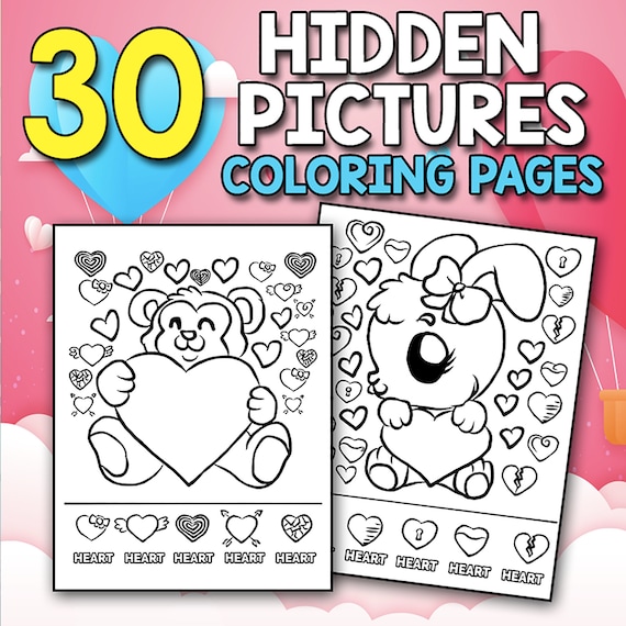 Best value i spy valentine search and find valentines day coloring pages for kids coloring card coloring sheet toddler coloring printables