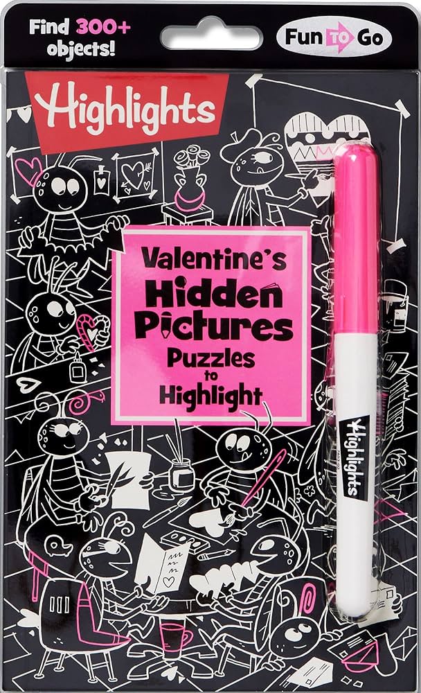 Valentines hidden pictures puzzles to highlight highlights hidden pictures puzzles to highlight activity books highlights books