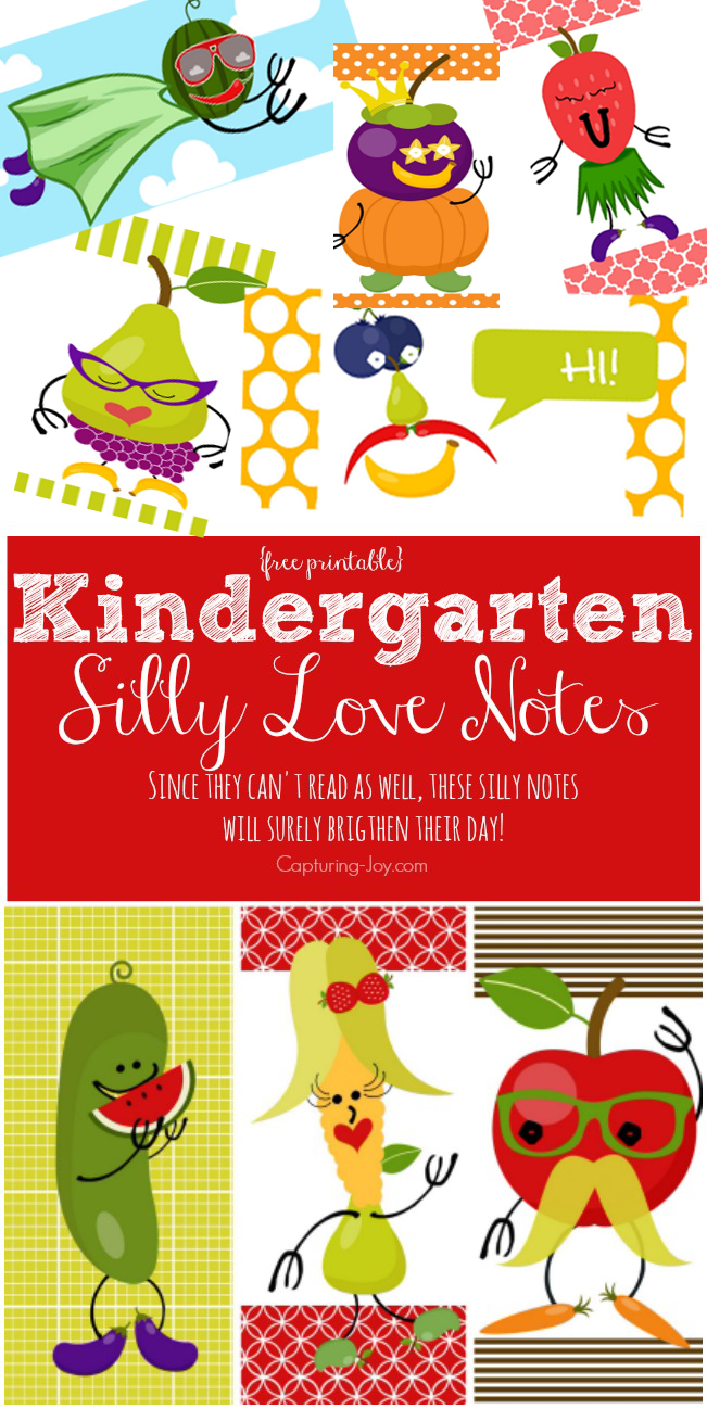 Lunch box notes for kindergarten kristen duke printable notes