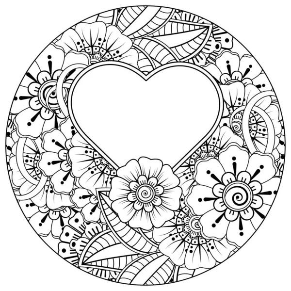 Heart mandala coloring page stock photos royalty free heart mandala coloring page images