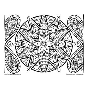 Mandala for valentine