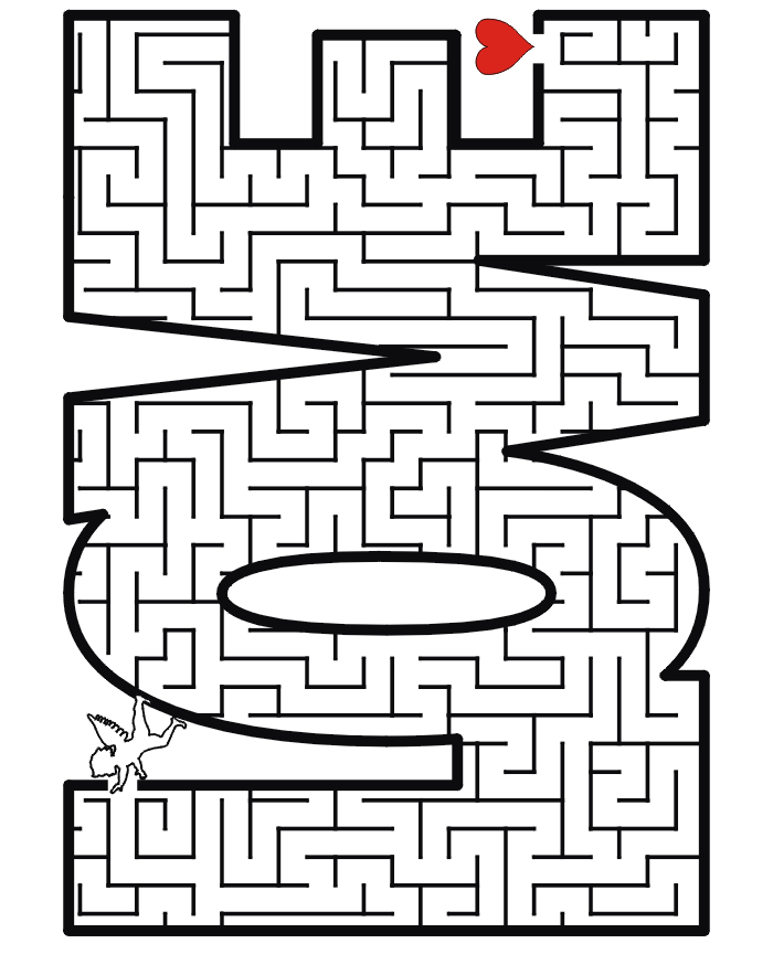 Valentines day maze