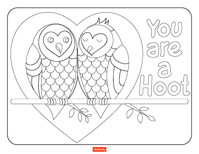 Valentines day coloring pages for kids