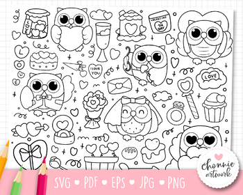 Printable valentines day owl coloring pages cute owl clipart owl svg png