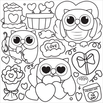 Owl coloring pages images â browse photos vectors and video