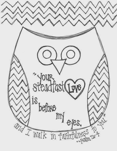 Look to him and be radiant owl love