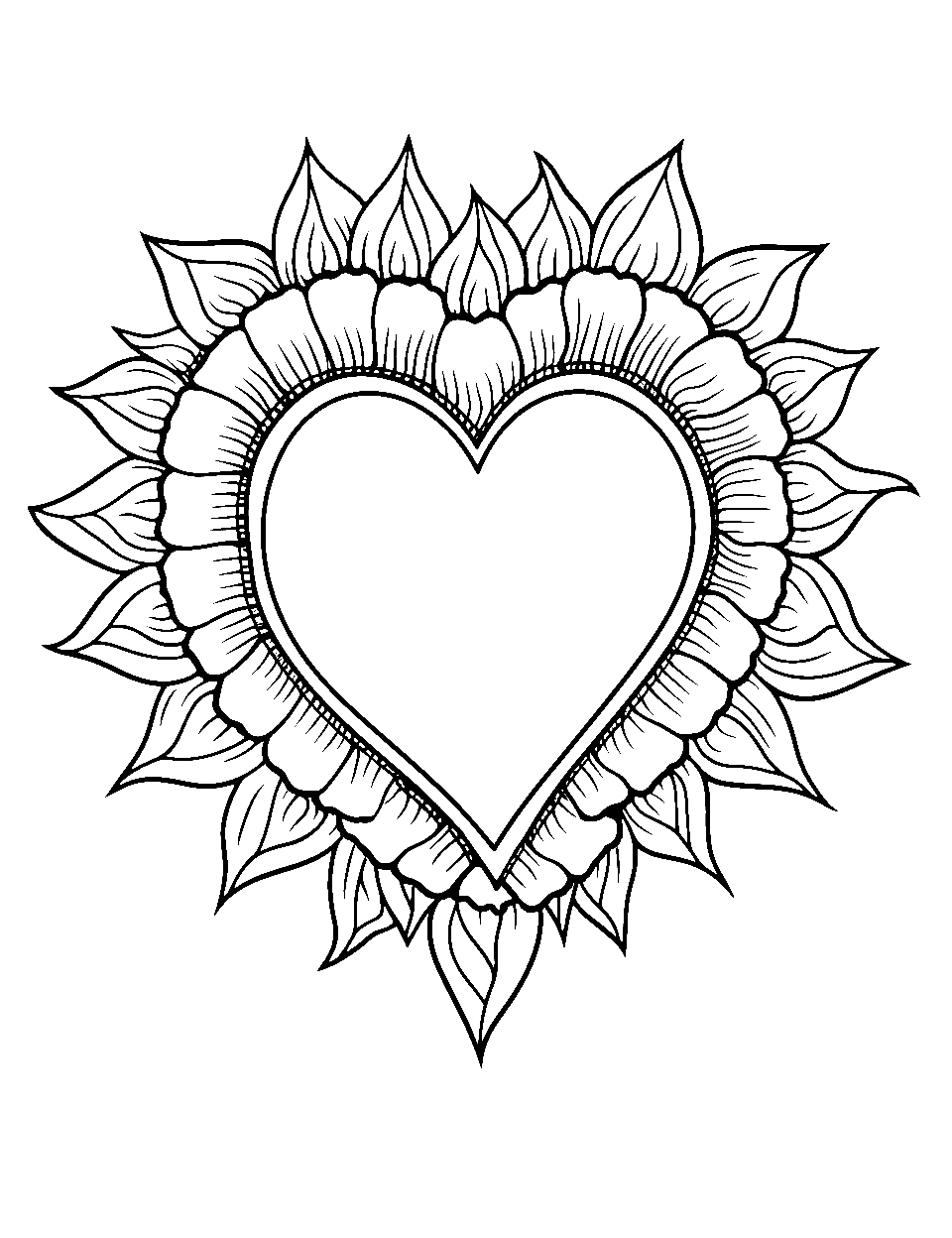 Valentines day coloring pages free printables