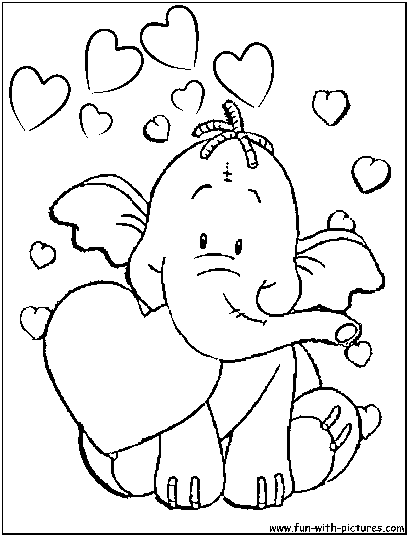 Disney valentine coloring pages
